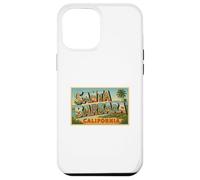 Poster d'arte vintage per souvenir di Santa Barbara Claifornia Custodia per iPhone 12 Pro Max