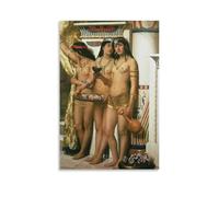 Poster decorativo da appendere alla parete, con immagine di John Collier con il faraone, 40 x 60 cm