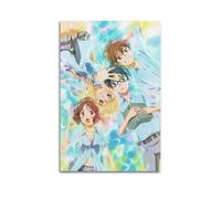 Poster decorativo da parete a tema anime April Is Your Lie, poster decorativo su tela, poster decorativo moderno per camera da letto, per camera da letto, 20 x 30 cm