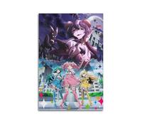 Poster decorativo da parete a tema anime, motivo Dream of Becoming A Magical Girl1, poster decorativo su tela, stampa moderna, per camera da letto, per camera da letto, 60 x 90 cm