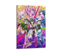 Poster decorativo da parete a tema anime, motivo Dream of Becoming A Magical Girl2, poster decorativo su tela, stampa moderna, per camera da letto, per camera da letto, 30 x 45 cm
