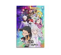 Poster decorativo da parete a tema anime Zero "Starting Life in Another World", 3, poster decorativo su tela, stampa moderna, per camera da letto, per camera da letto, 20 x 30 cm