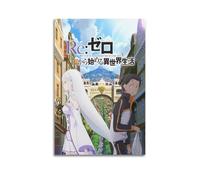 Poster decorativo da parete a tema anime Zero "Starting Life in Another World", poster decorativo su tela, stampa moderna, per camera da letto, per la camera da letto, 20 x 30 cm