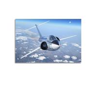 Poster decorativo da parete con aeromobili militari Lockheed F-104, Starfighter, poster artistico da parete e pittura, 60 x 90 cm
