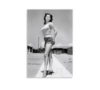 Poster decorativo da parete con attore Sophia Loren, stampa artistica su tela, poster decorativo moderno, per camera da letto, 30 x 45 cm