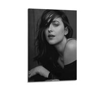 Poster decorativo da parete con attrice Dakota Johnson, stampa artistica su tela, poster decorativo moderno per camera da letto, 50 x 75 cm