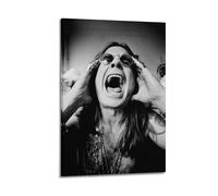 Poster decorativo da parete con cantante Steven Tyler su tela, poster decorativo e moderno, per camera da letto, 40 x 60 cm