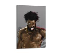 Poster decorativo da parete con Donald Glover e sceneggiatore, stampa artistica su tela, poster decorativo moderno per camera da letto e camera da letto (50 x 75 cm)