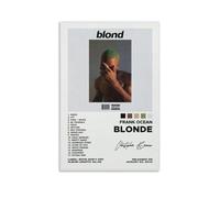Poster decorativo da parete con Frank Ocean Blonde su tela, stampa moderna, per camera da letto, 30 x 45 cm