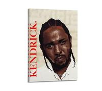 Poster decorativo da parete con il cantante Kendrick Lamar, stampa artistica su tela, poster decorativo moderno per camera da letto, per camera da letto, 60 x 90 cm