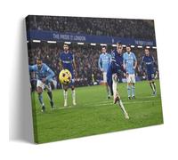 Poster decorativo da parete con immagine di Cole Palmer The Classic Art of Famous calciatori maschili, 30 x 45 cm, con cornice