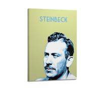 Poster decorativo da parete con John Steinbeck, stampa artistica su tela, stampa moderna, per camera da letto, per camera da letto, 60 x 90 cm