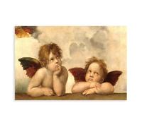 Poster decorativo da parete con Madonna Sistina di Raffaello, per famiglie, bar, ristoranti, garage, caffetterie, idea regalo, senza cornice, 40 x 60 cm