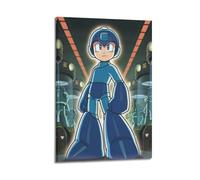 Poster decorativo da parete con Mega Man, stampa artistica moderna su tela, poster decorativo per camera da letto, per camera da letto, 40 x 60 cm