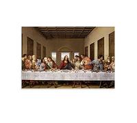 Poster decorativo da parete con stampa artistica di Gesù per l'ultima cena, poster da parete e decorazione artistica moderna per la camera da letto, 40 x 60 cm