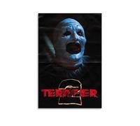 Poster decorativo da parete con Terrifier II del film horror, stampa artistica su tela, poster decorativo moderno per camera da letto, 20 x 30 cm
