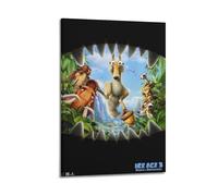 Poster decorativo da parete del film dell'era glaciale, stampa artistica su tela, poster decorativo moderno, per camera da letto, 40 x 60 cm