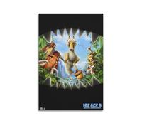 Poster decorativo da parete del film L'era glaciale, stampa artistica su tela, poster decorativo moderno per camera da letto, 50 x 75 cm