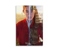 Poster decorativo da parete del film Mulan, stampa artistica su tela, poster decorativo moderno, per camera da letto, 20 x 30 cm