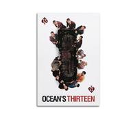 Poster decorativo da parete del film Ocean's Thirteen su tela, stampa artistica moderna per camera da letto, 40 x 60 cm