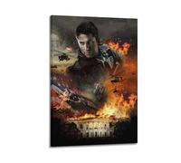 Poster decorativo da parete del film Olympus Has Fallen, poster decorativo da parete su tela, stampa artistica moderna, per camera da letto, 20 x 30 cm