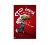 Poster decorativo da parete del film Scott Pilgrim Vs The World, stampa artistica su tela, poster decorativo moderno per camera da letto, 60 x 90 cm