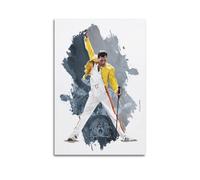 Poster decorativo da parete di Freddie Mercury, poster decorativo da parete su tela, stampa moderna per camera da letto, poster decorativo per camera da letto (30 x 45 cm)