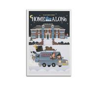 Poster decorativo da parete per interni, motivo: The Home Alone, stampa per interni, decorazione per bar, ristoranti, per soggiorno, 30 x 45 cm, senza cornice, stile 26