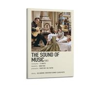 Poster decorativo da parete per soggiorno, camera da letto, motivo: film The Sound of Music, 30 x 45 cm, stile cornice