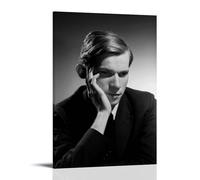 Poster decorativo da parete su tela con immagine di Glenn Gould Young, stampa moderna, per camera da letto, per camera da letto, 60 x 90 cm
