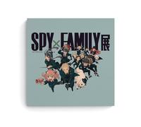 Poster decorativo da parete su tela con personaggi della famiglia Spy X e personaggi di gruppo artistico, stampa moderna, per camera da letto, per camera da letto, 60 x 60 cm