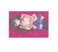 Poster decorativo da parete su tela con scritta "As Long As You Look Cute, Do You Like Even Pervertts", poster decorativo moderno, per camera da letto, per camera da letto, 50 x 75 cm