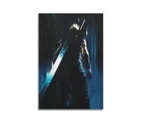 Poster decorativo da parete su tela, motivo: Claude Strife Final Fantasy, stampa artistica moderna per camera da letto, per camera da letto, 50 x 75 cm