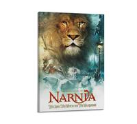 Poster decorativo da parete su tela, motivo: Le cronache di Narnia, il leone, la strega e il guardaroba, poster decorativo da parete per la camera da letto, poster decorativo per la camera da letto,