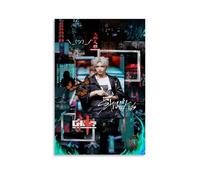 Poster decorativo da parete su tela, motivo: Lee Felix, motivo Stray Kids, stampa moderna, per camera da letto, 50 x 75 cm