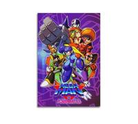 Poster decorativo da parete su tela, motivo: Mega Man, motivo: videogiochi, stampa artistica moderna, per camera da letto, 30 x 45 cm