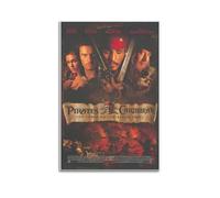 Poster decorativo da parete su tela, motivo: Pirati dei Caraibi e la maledizione della perla nera, poster decorativo moderno per camera da letto, 40 x 60 cm