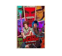 Poster decorativo da parete su tela, motivo: Scott Pilgrim Vs. The World, con stampa moderna, per camera da letto, 20 x 30 cm