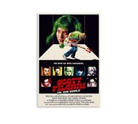 Poster decorativo da parete su tela, motivo: Scott Pilgrim Vs. The World, poster decorativo moderno per camera da letto, 20 x 30 cm