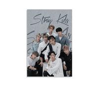 Poster decorativo da parete su tela, motivo: Stray Kids, V2, stampa artistica moderna, per camera da letto, 20 x 30 cm