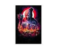 Poster decorativo da parete su tela, motivo: Terrifier II Thiller, per fan del film, stampa moderna, per camera da letto, 30 x 45 cm