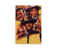 Poster decorativo da parete su tela, motivo: The Good, The Bad And The Ugly, stampa artistica moderna, per camera da letto, per camera da letto, 60 x 90 cm