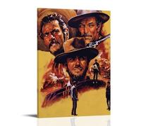 Poster decorativo da parete su tela, motivo: The Good, The Bad And The Ugly, stampa moderna, per camera da letto, 30 x 45 cm