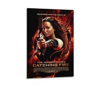 Poster decorativo da parete su tela, motivo: The Hunger Games 2, motivo: film "Catching Fire", poster decorativo moderno per camera da letto, 20 x 30 cm
