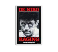 Poster decorativo da parete su tela, motivo "Toro furioso", stampa artistica moderna, per camera da letto, 50 x 75 cm