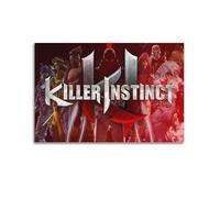 Poster decorativo da parete su tela, motivo: videogioco Killer Instinct, poster decorativo per camera da letto, moderno, per camera da letto, 20 x 30 cm