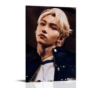 Poster decorativo su tela con stampa di Lee Felix, motivo Stray Kids, stile moderno, per camera da letto, 30 x 45 cm