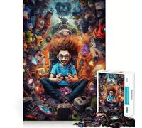 Poster definitivo per videogiocatori puzzle da 1000 pezzi per adolescenti,stimolante per,divertente,di dimensioni uniformi,con pezzi precisi,ideale per un'attività di gruppo rilassante