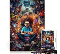 Poster definitivo per videogiocatori: puzzle da 1000 pezzi per adulti, stimolante per la mente, rilassante e divertente, con incastri precisi Regalo speciale (38x26cm)