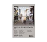 Poster degli Oasis, famoso gruppo rock classico vintage anni '90, album musicale Britpop What's The Story Morning Glory Cover Fan Gift Canvas Poster Wall Art Decor stampa quadri per soggiorno camera